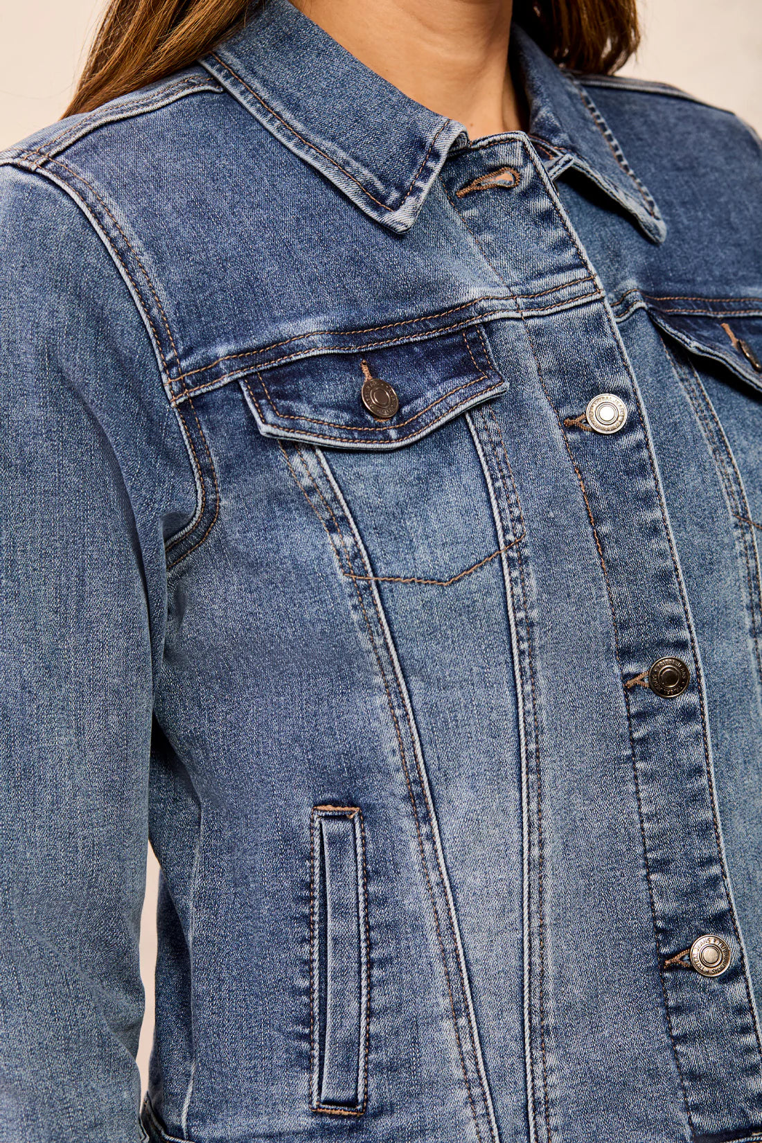 Tribal Classic Denim Jacket - Dark Vintage
