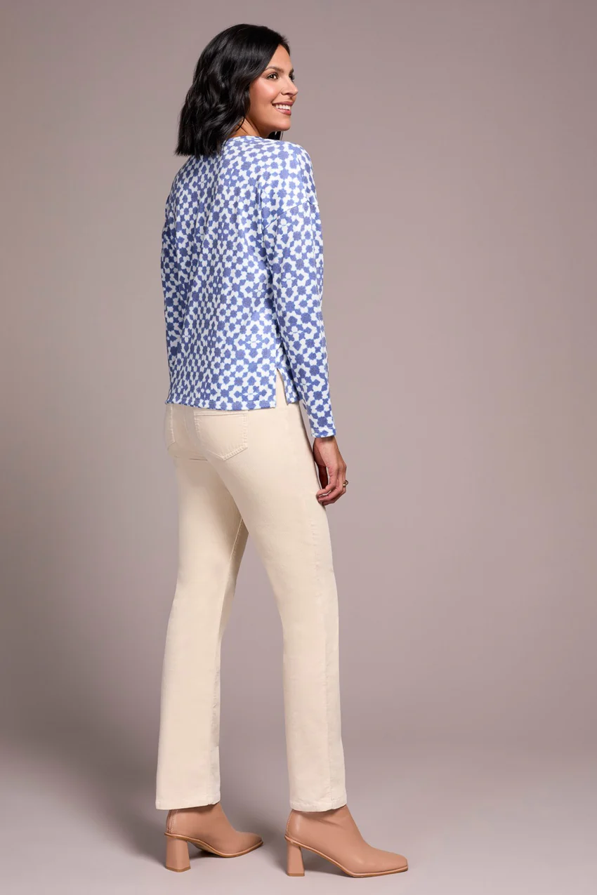 Tribal Dana V-Neck - Ultra Blue