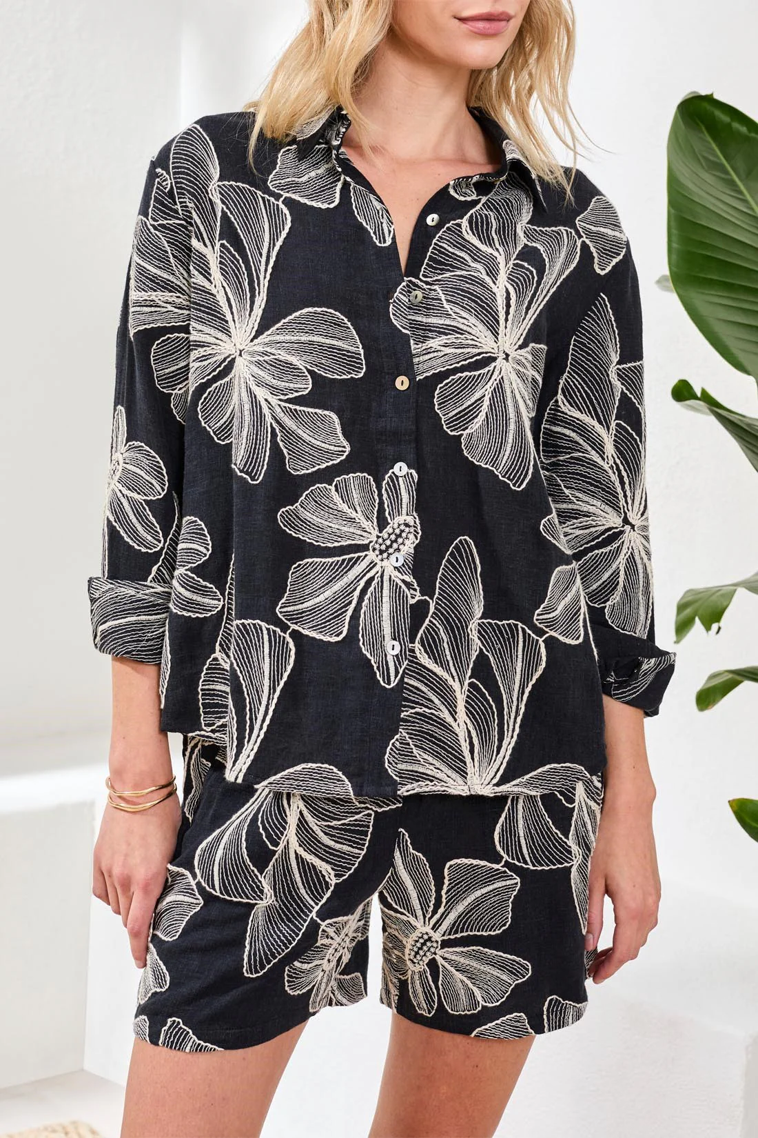 Tribal Daria Blouse - Black