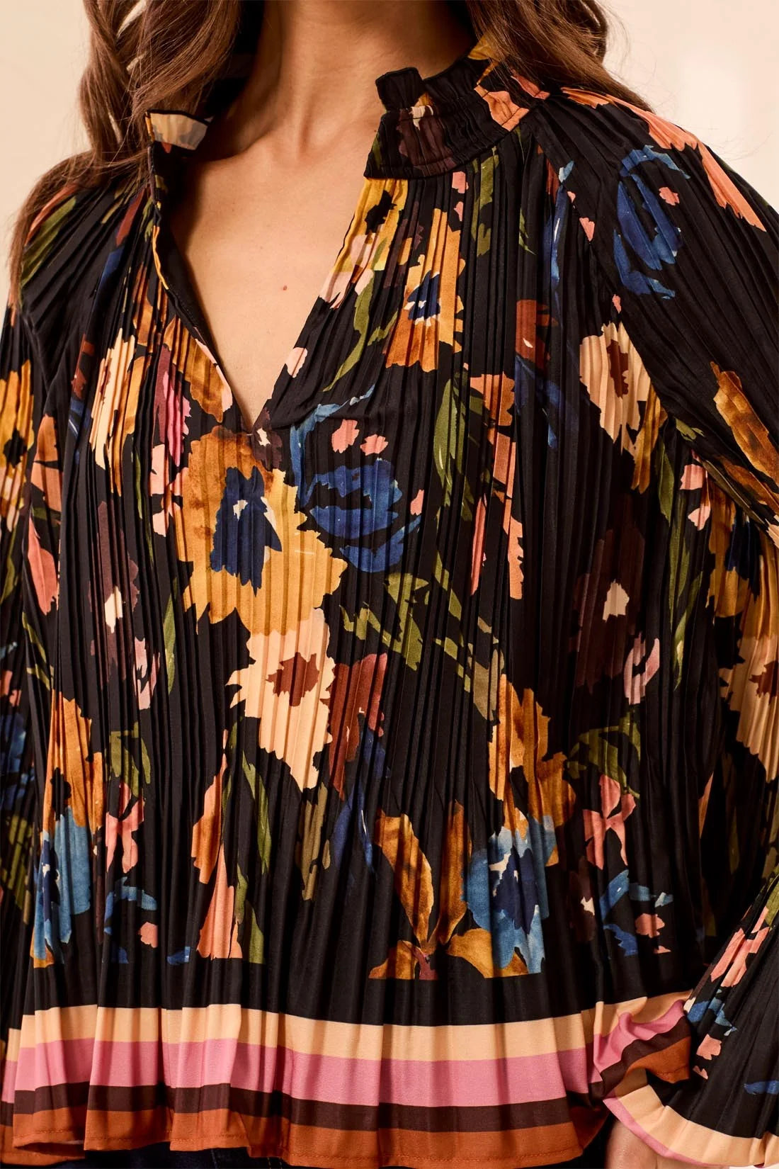 Tribal Delilah Blouse - Hickory