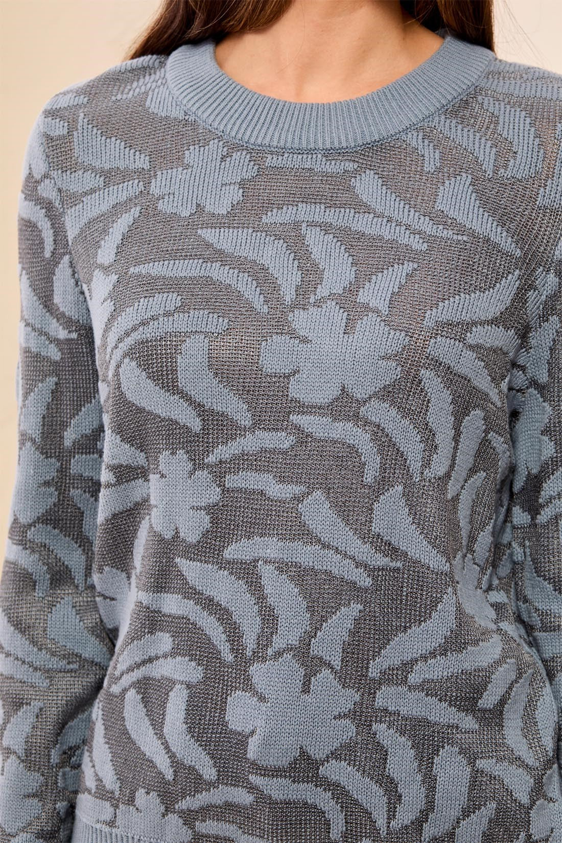 Tribal Ella Sweater - Blue Fog