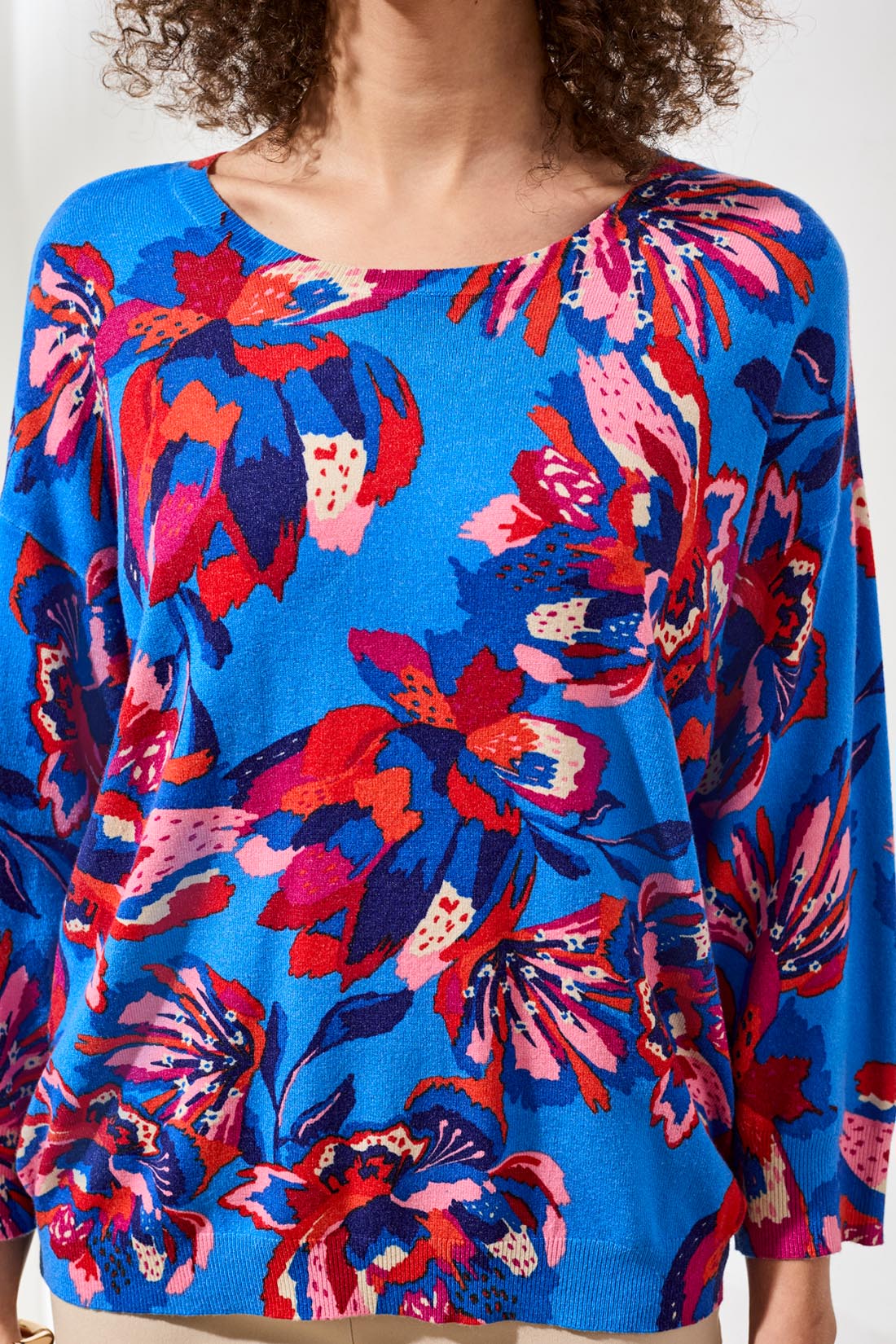 Tribal Everleigh Printed Sweater - Turkish Sea