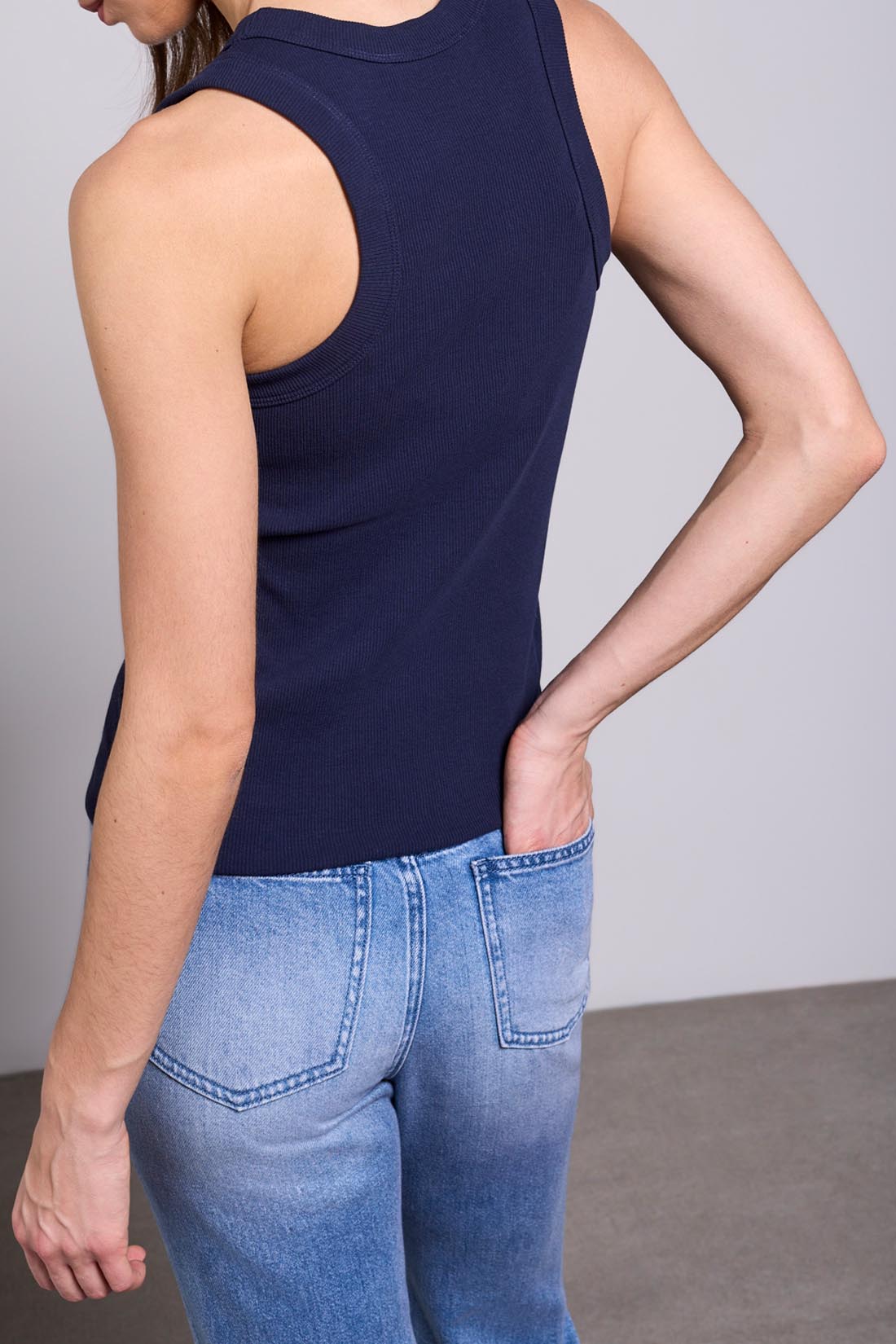 Tribal Fitted Tank - Blue Mare