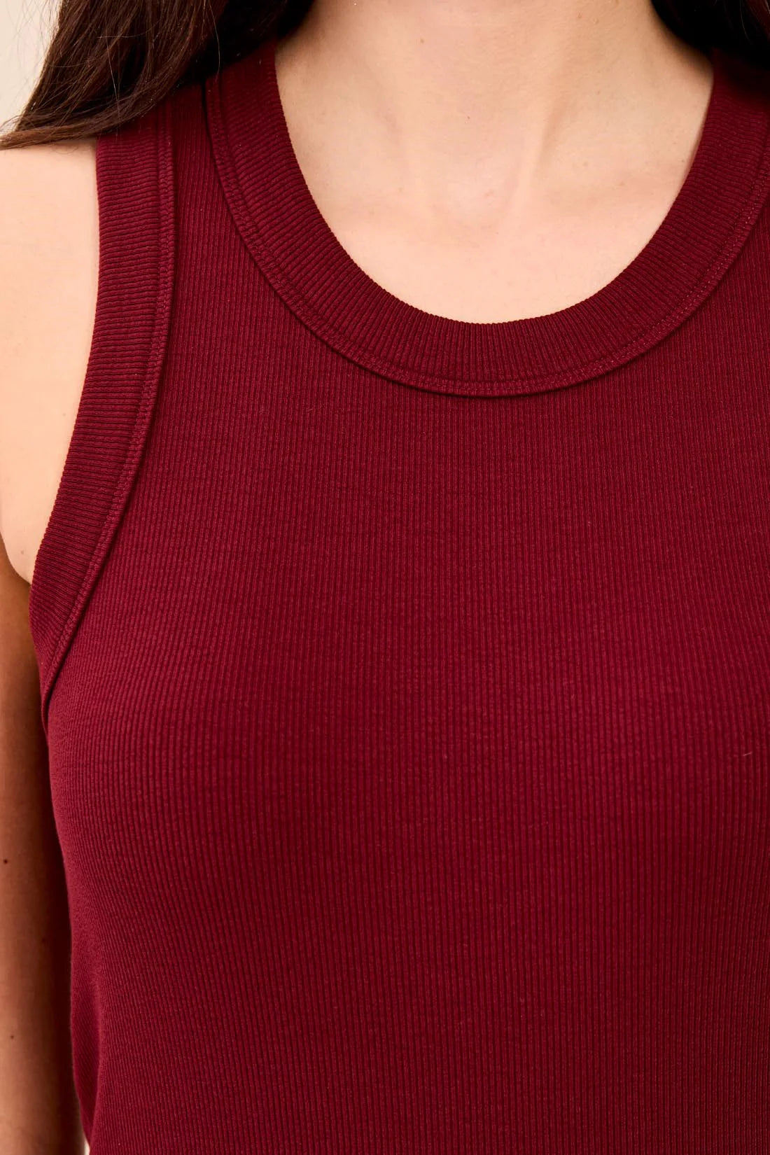 Tribal Fitted Tank - Cherry Lacquer