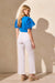 Tribal Fly Front 5-Pocket Pant - White Clothing - Bottoms - Pants - Casual by Tribal | Grace the Boutique