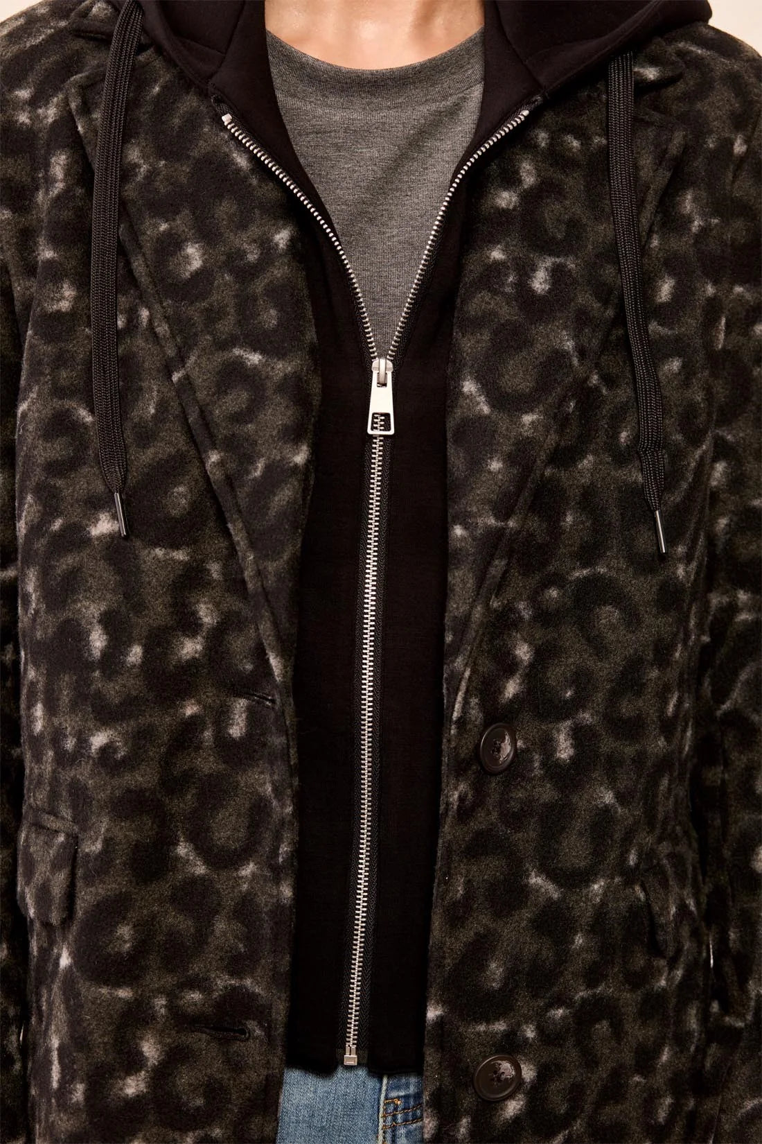 Tribal Fooler Coat - Steel