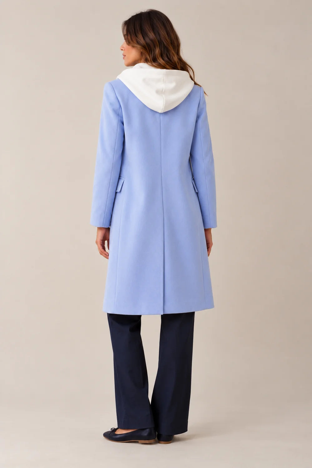 Tribal Fooler Trench Coat - Glazier Blue