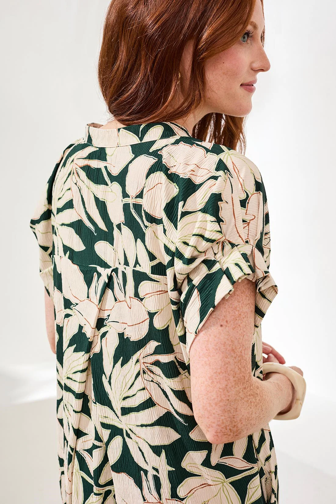 Tribal Ginger Dress - Rainforest