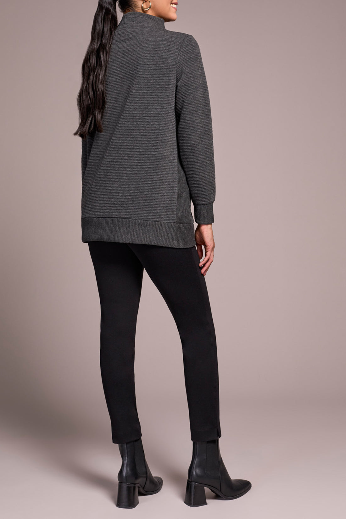 Tribal Jenna Tunic - Charcoal