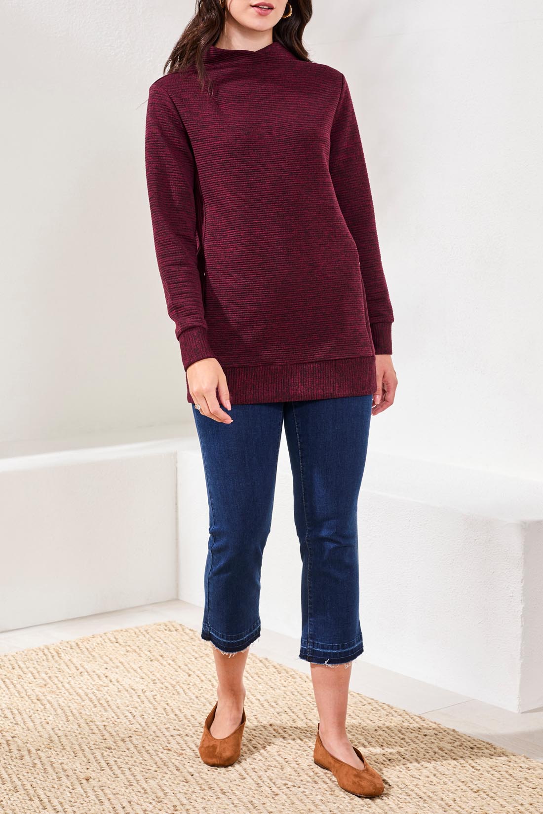 Tribal Jenna Tunic - Wine