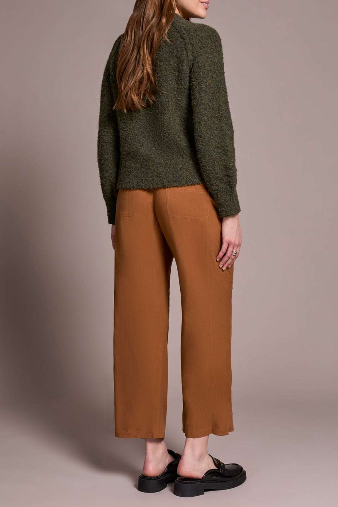 Tribal Jessica Crew Neck Sweater - Ivy