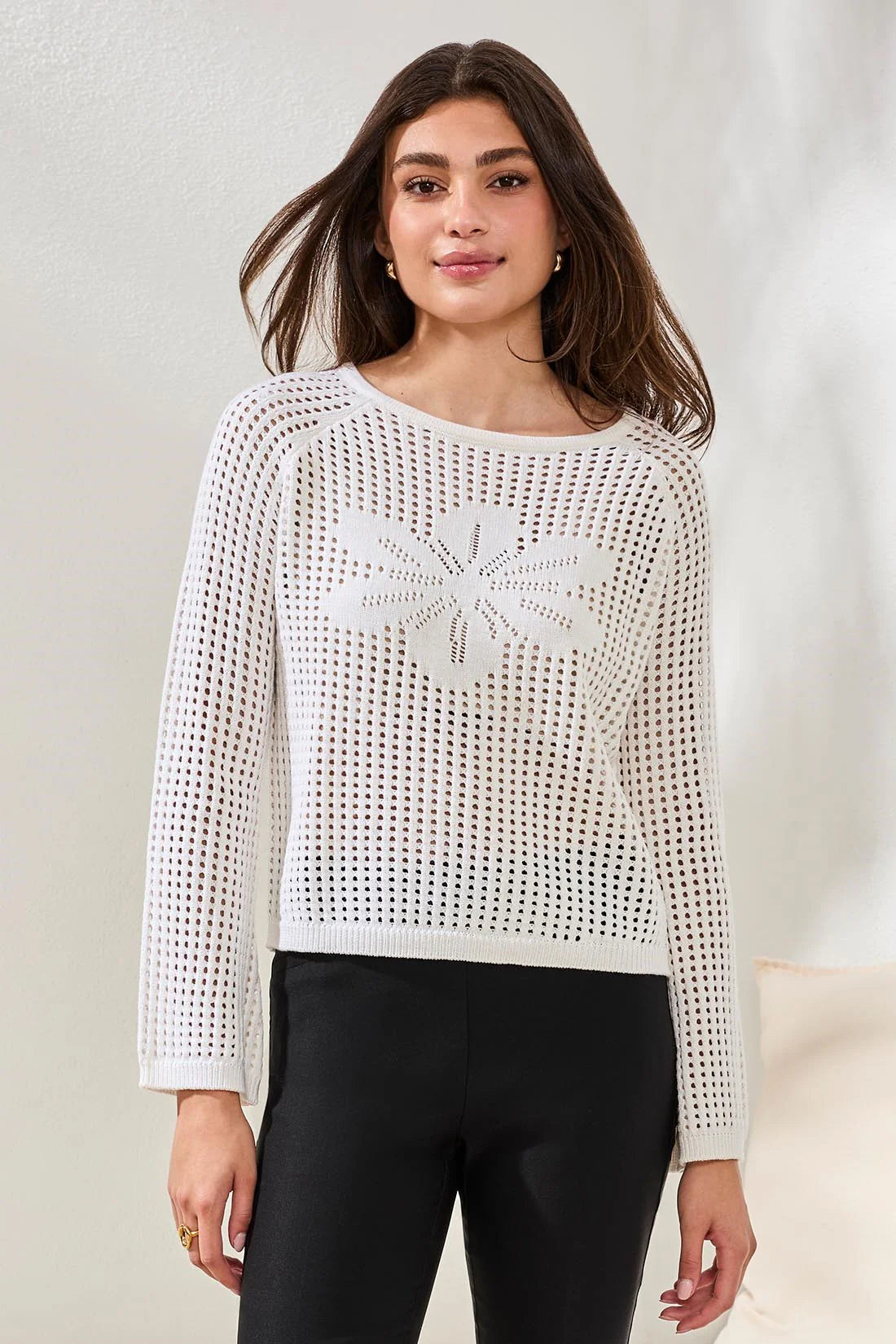 Tribal Kelly Sweater - White