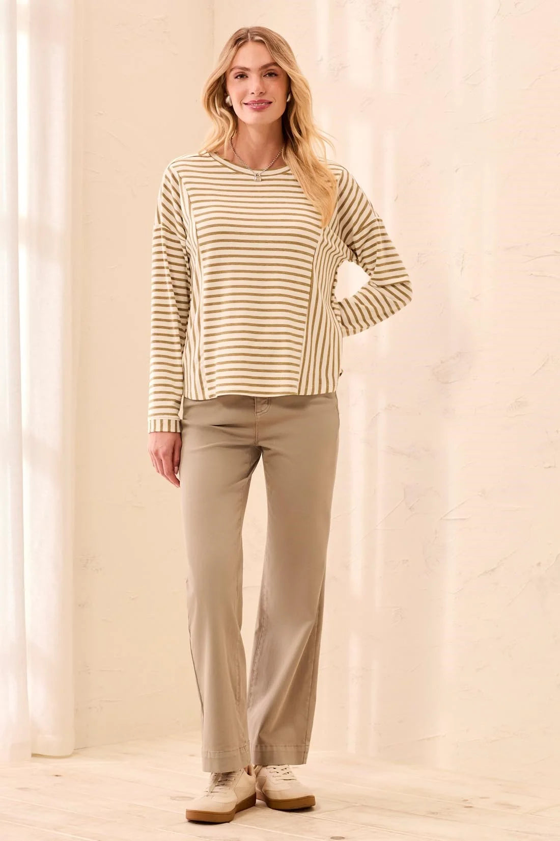 Tribal Kylie Long Sleeved Tee - Aloe