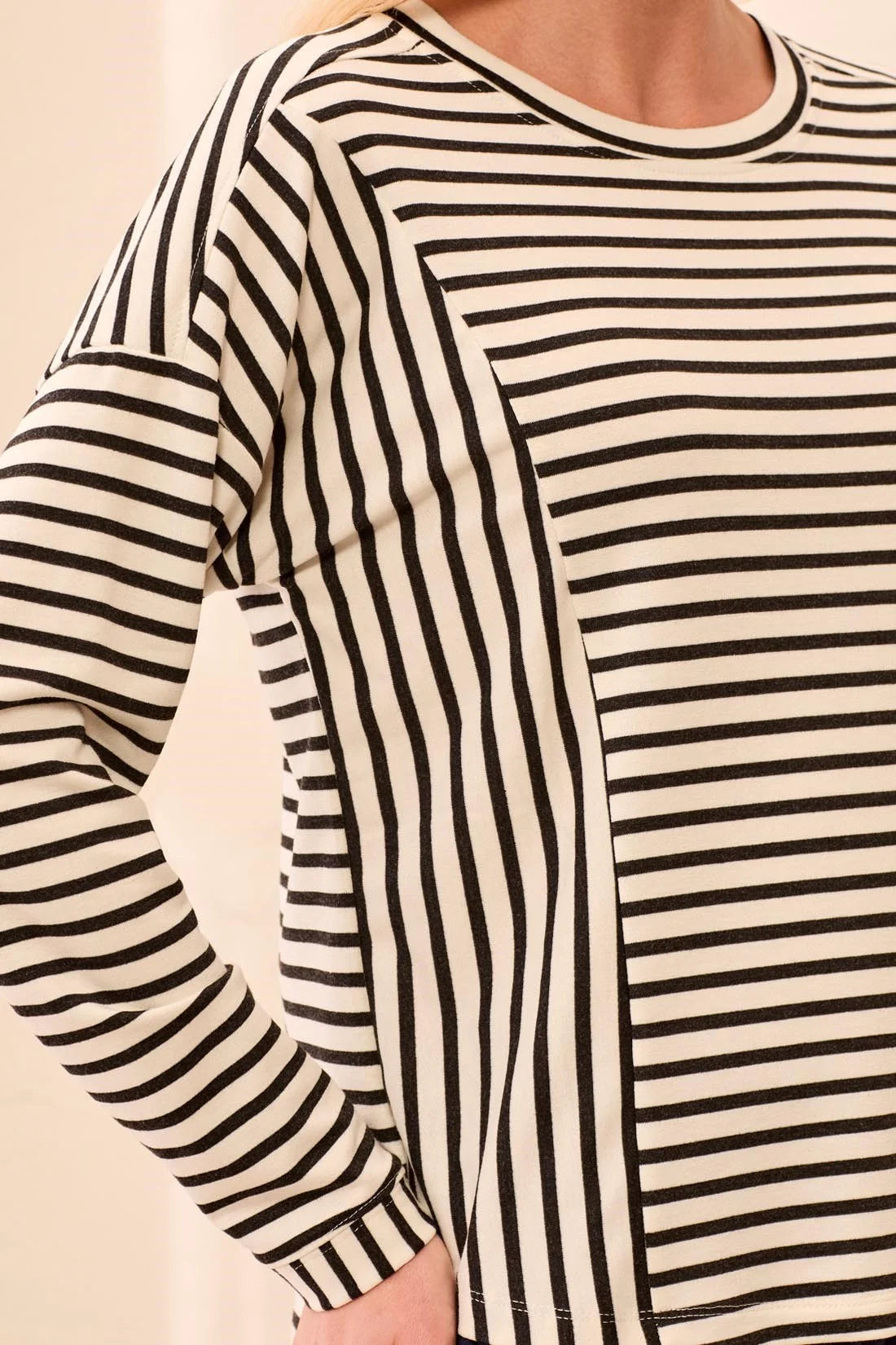 Tribal Kylie Long Sleeved Tee - Black