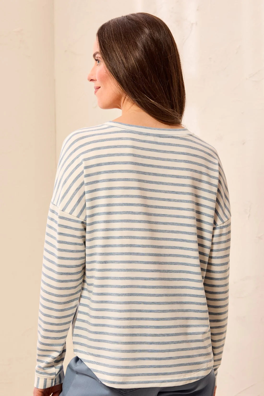 Tribal Kylie Long Sleeved Tee - Blue Fog