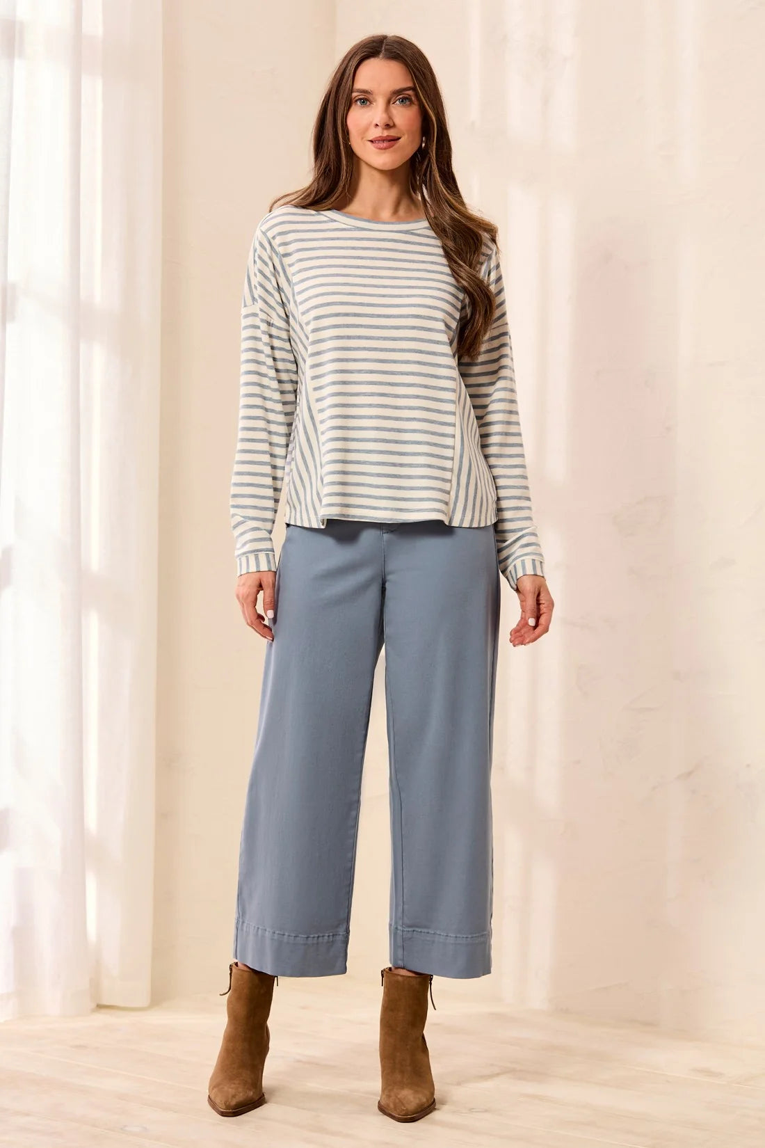Tribal Kylie Long Sleeved Tee - Blue Fog