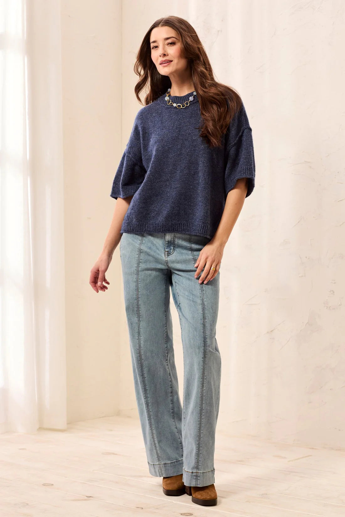 Tribal Lofty SS Sweater - Nightfall