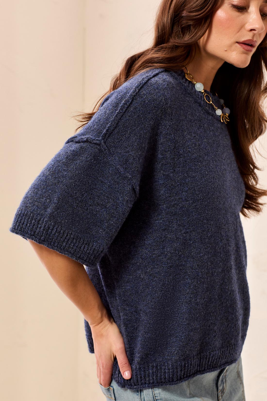 Tribal Lofty SS Sweater - Nightfall