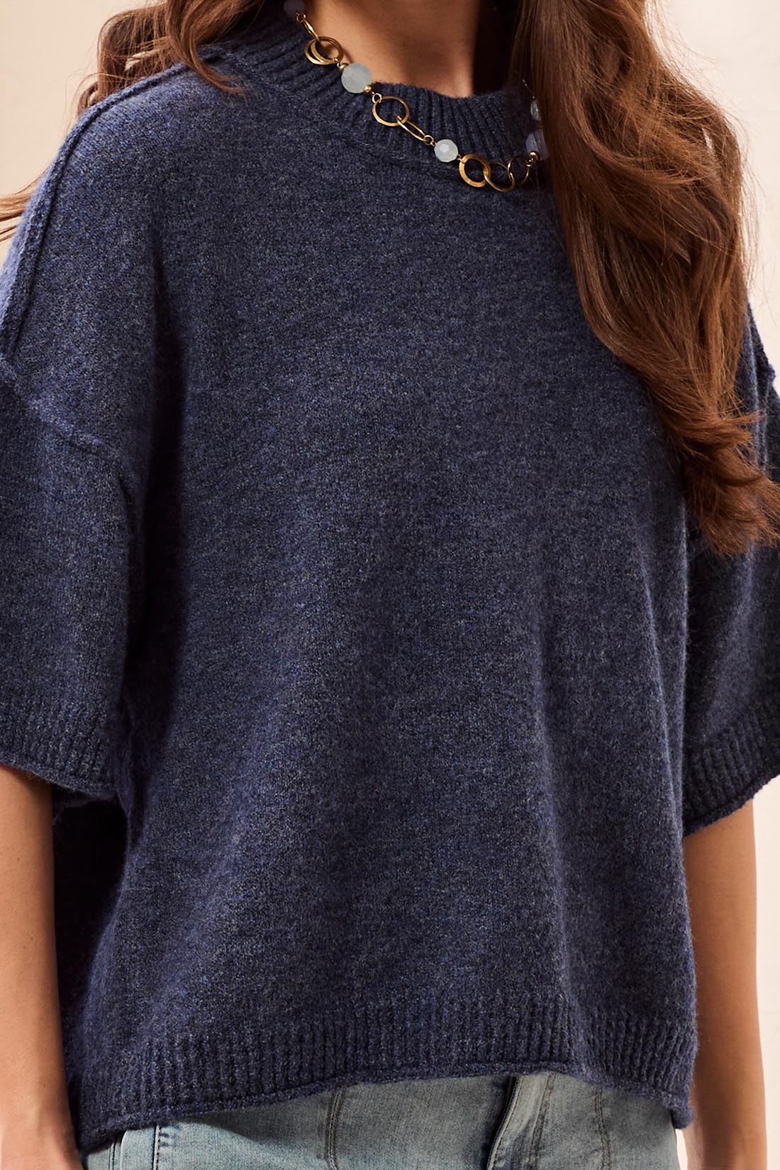 Tribal Lofty SS Sweater - Nightfall