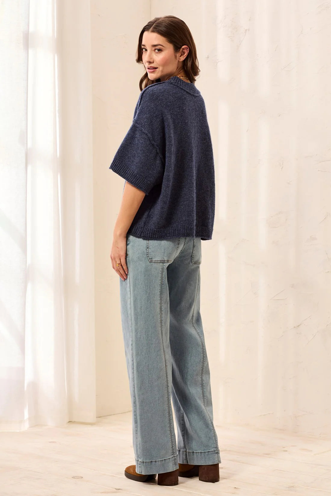 Tribal Lofty SS Sweater - Nightfall