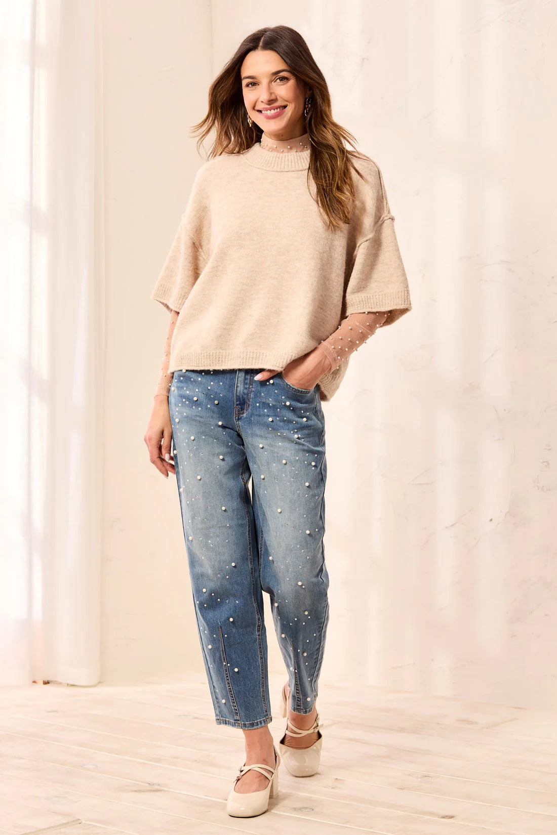 Tribal Lofty SS Sweater - Pashmina