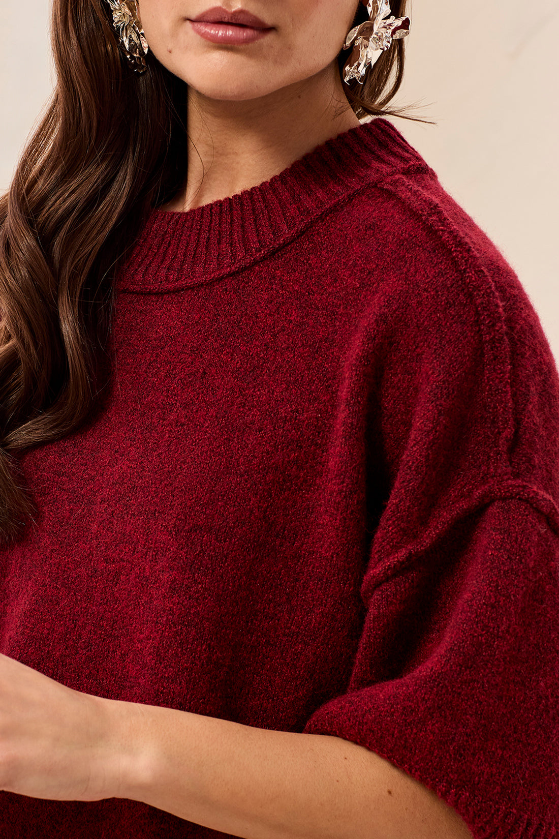 Tribal Lofty SS Sweater - Pinot
