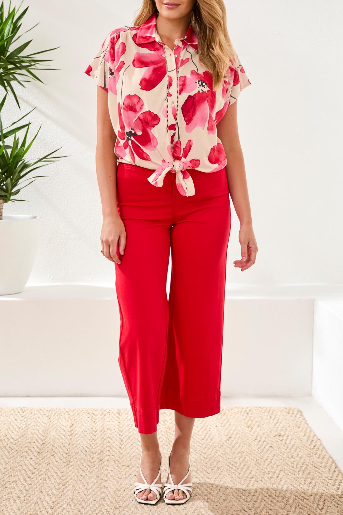 Tribal Louise Blouse - Sangria