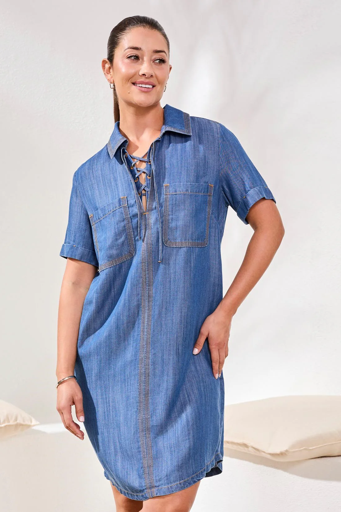 Tribal Luella Dress - Seaside Blue