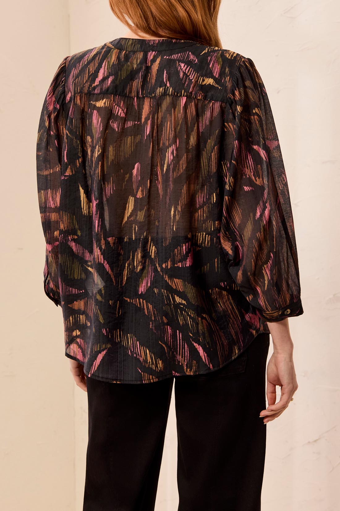 Tribal Mary Blouse - Black