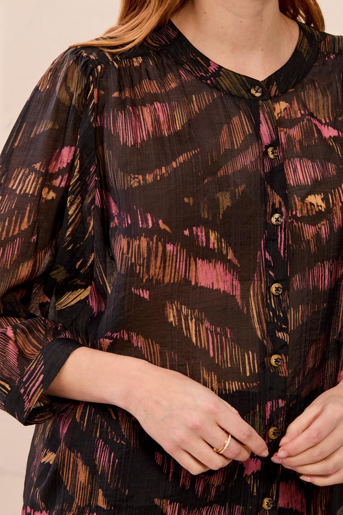 Tribal Mary Blouse - Black