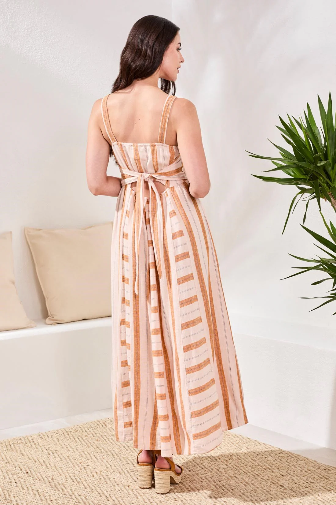 Tribal Ria Dress - Sahara Beige