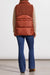 Tribal Melissa Sherpa Vest - Marsala Clothing - Outerwear - Coats by Tribal | Grace the Boutique