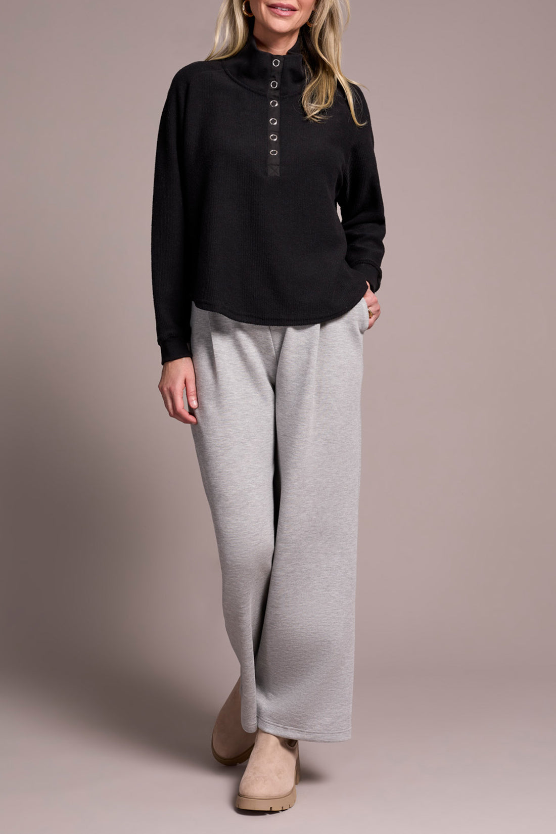 Tribal Molly Henley - Black