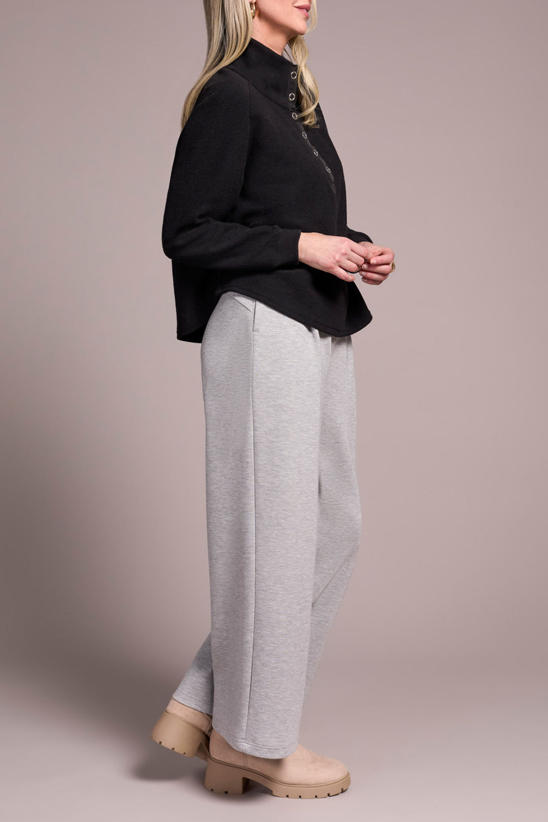 Tribal Molly Henley - Black