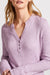 Tribal Nala Henley - Lavender Clothing - Tops - Shirts - LS Knits by Tribal | Grace the Boutique