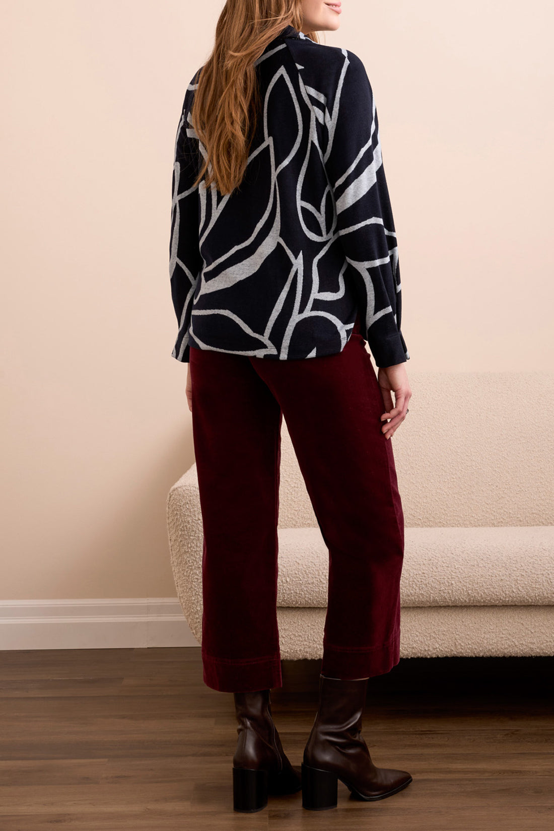 Tribal Norah Henley - Grey Mix