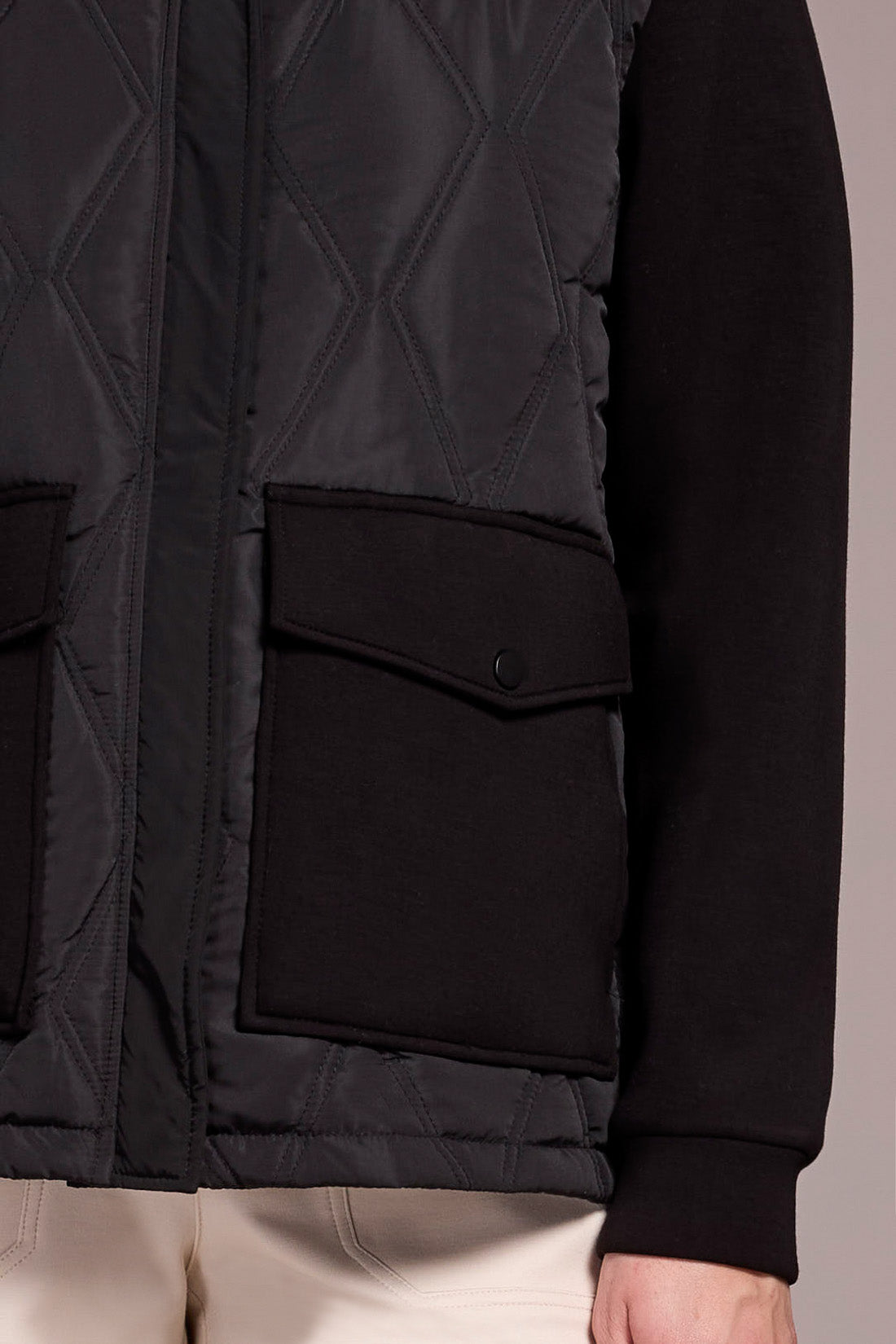 Tribal Olivia Quilted Jacket - Black