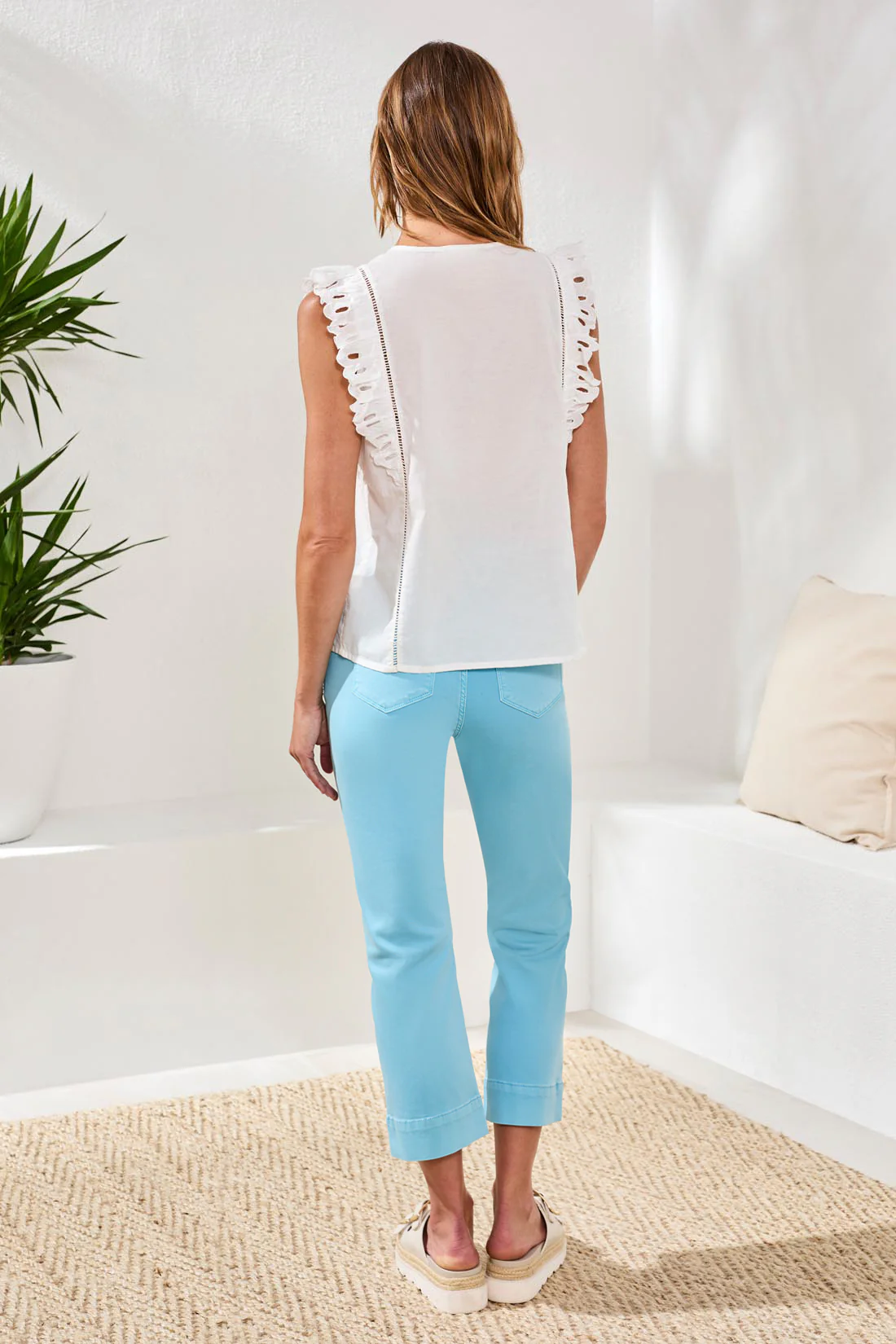 Tribal Ophelia Blouse - Ocean Pearl