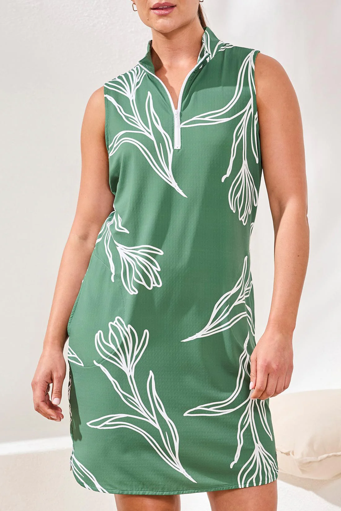 Tribal Active Dress - Greenery