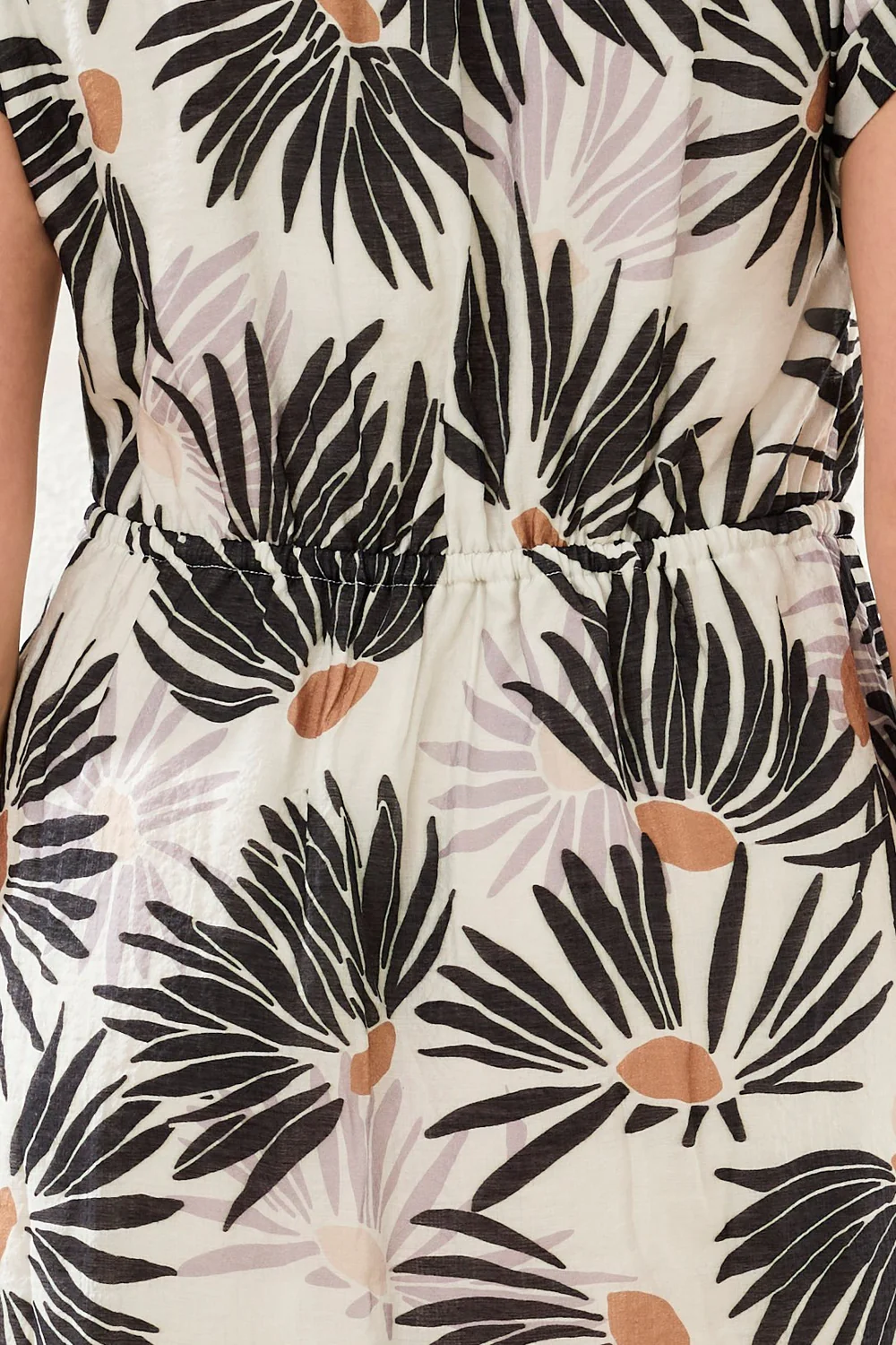 Tribal Posie Dress - White/Black