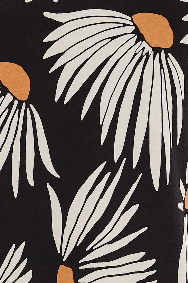 Tribal Reversible A Line Dress - Black