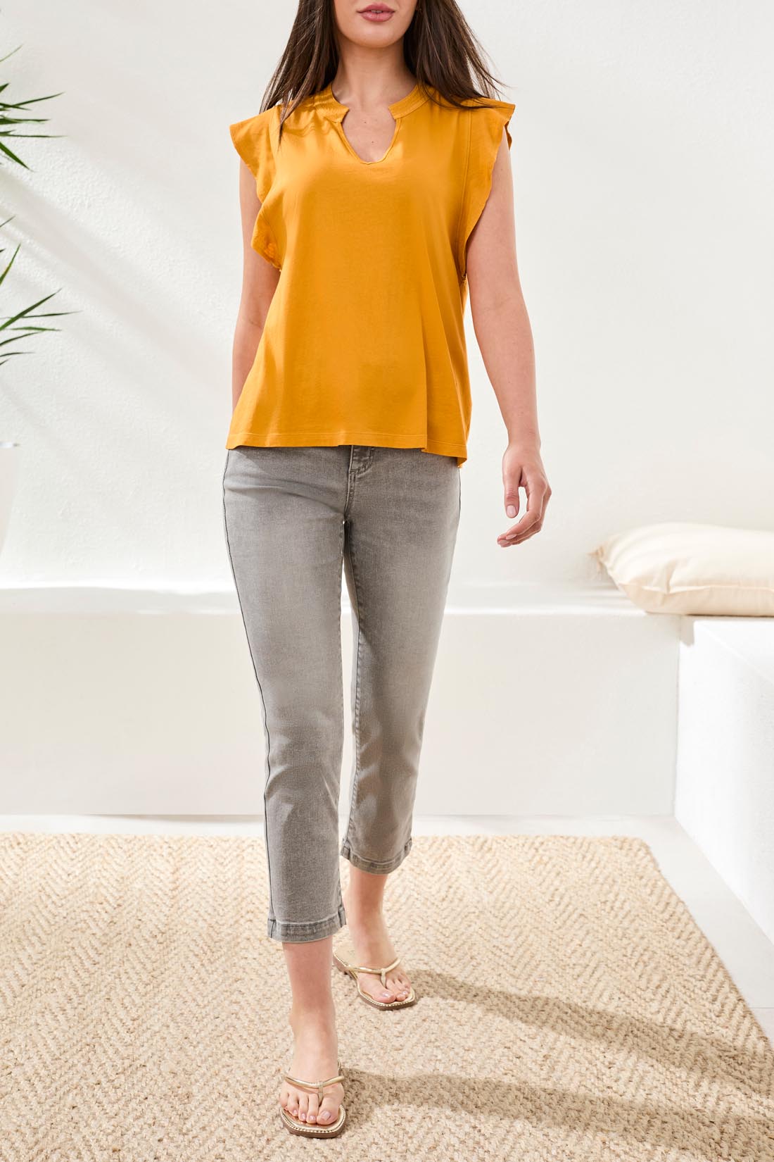 Tribal Sadie Blouse - Daffodil