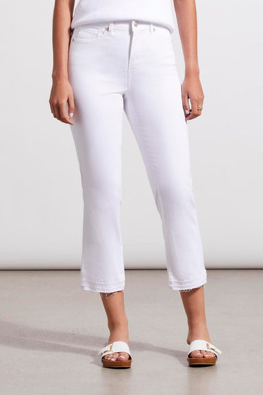 Tribal Sophia Microflare - White Clothing - Bottoms - Denim - Opening by Tribal | Grace the Boutique