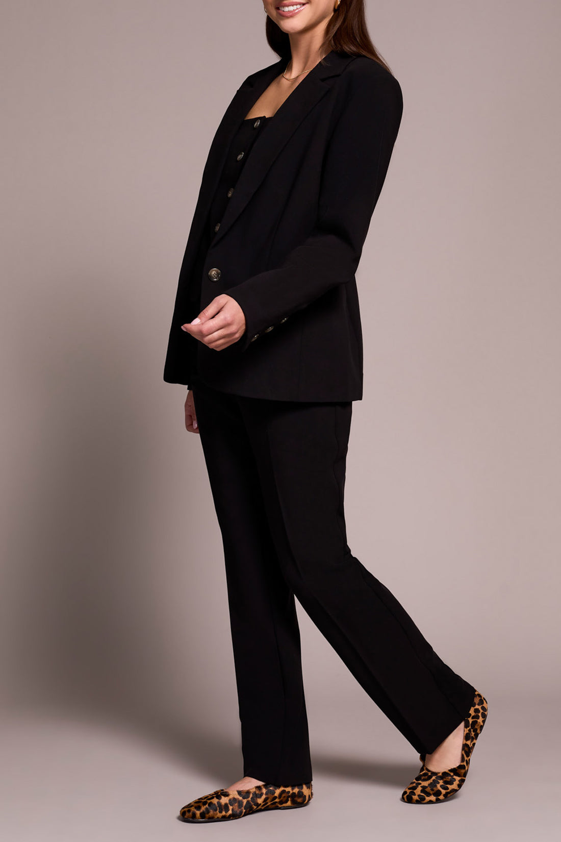 Tribal Stella Blazer - Black