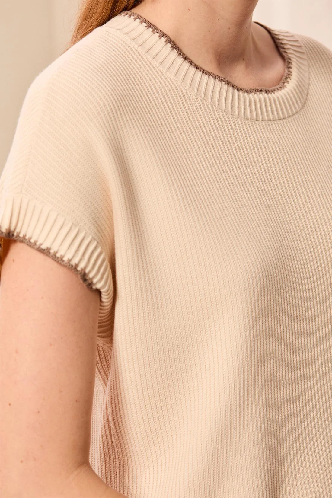 Tribal Sweater Tee - Moonstone
