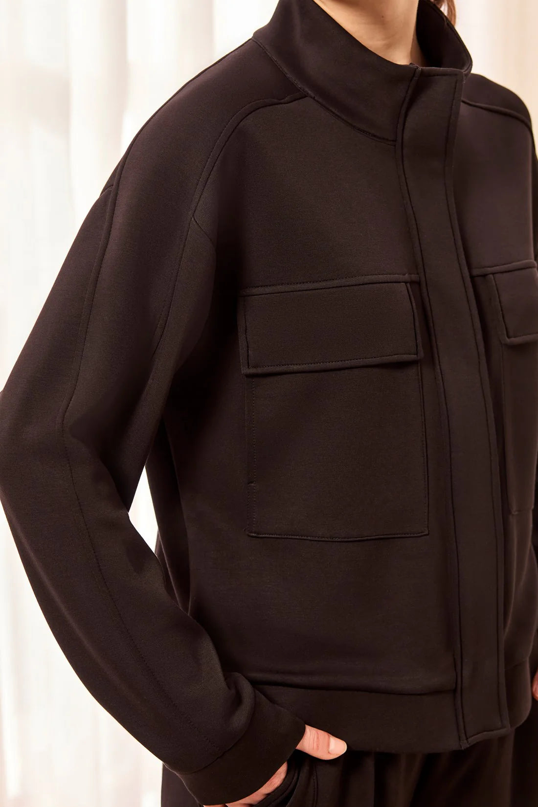 Tribal Techno Lux Cardi - Black
