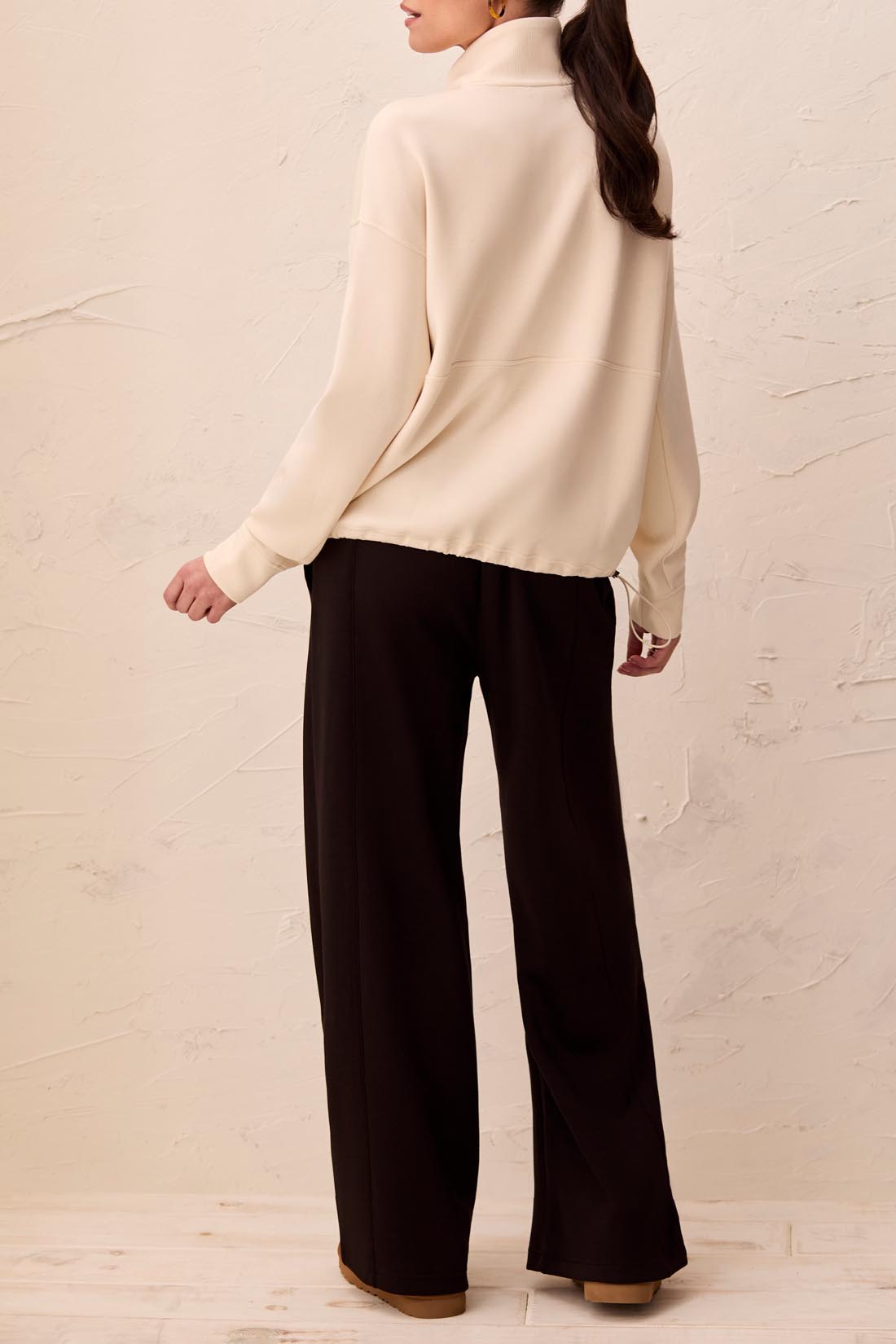 Tribal Techno Lux Half Zip - Moonstone
