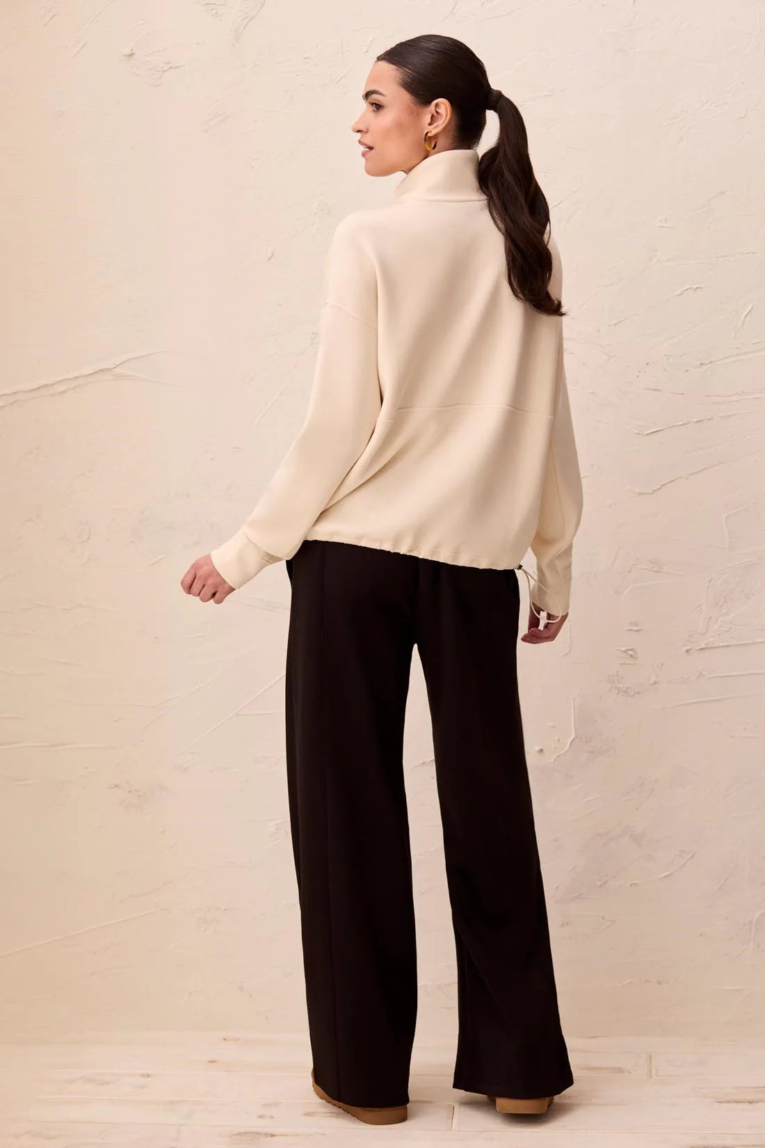 Tribal Techno Lux Half Zip - Moonstone