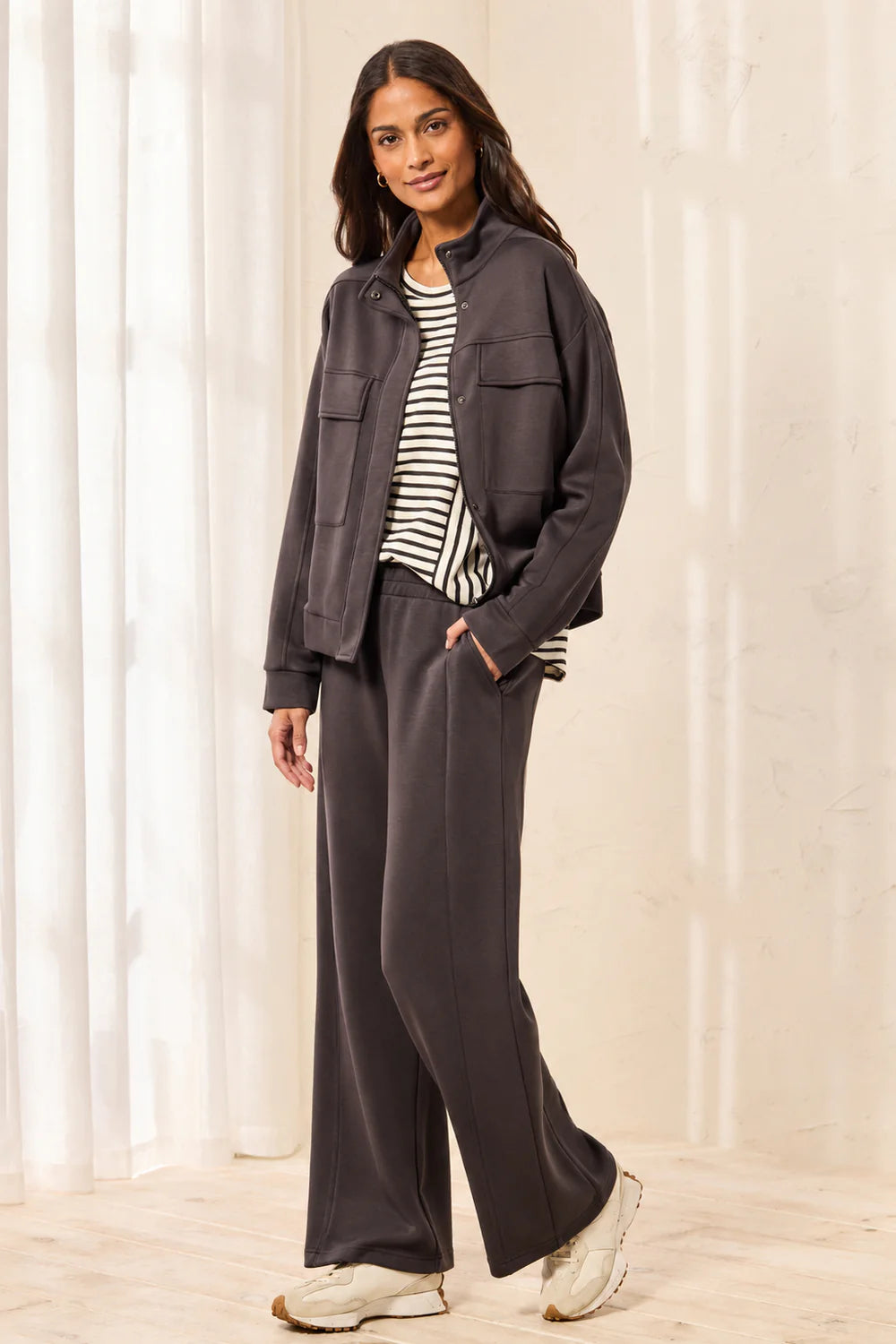 Tribal Techno Lux Wide Leg Pant - Tornado