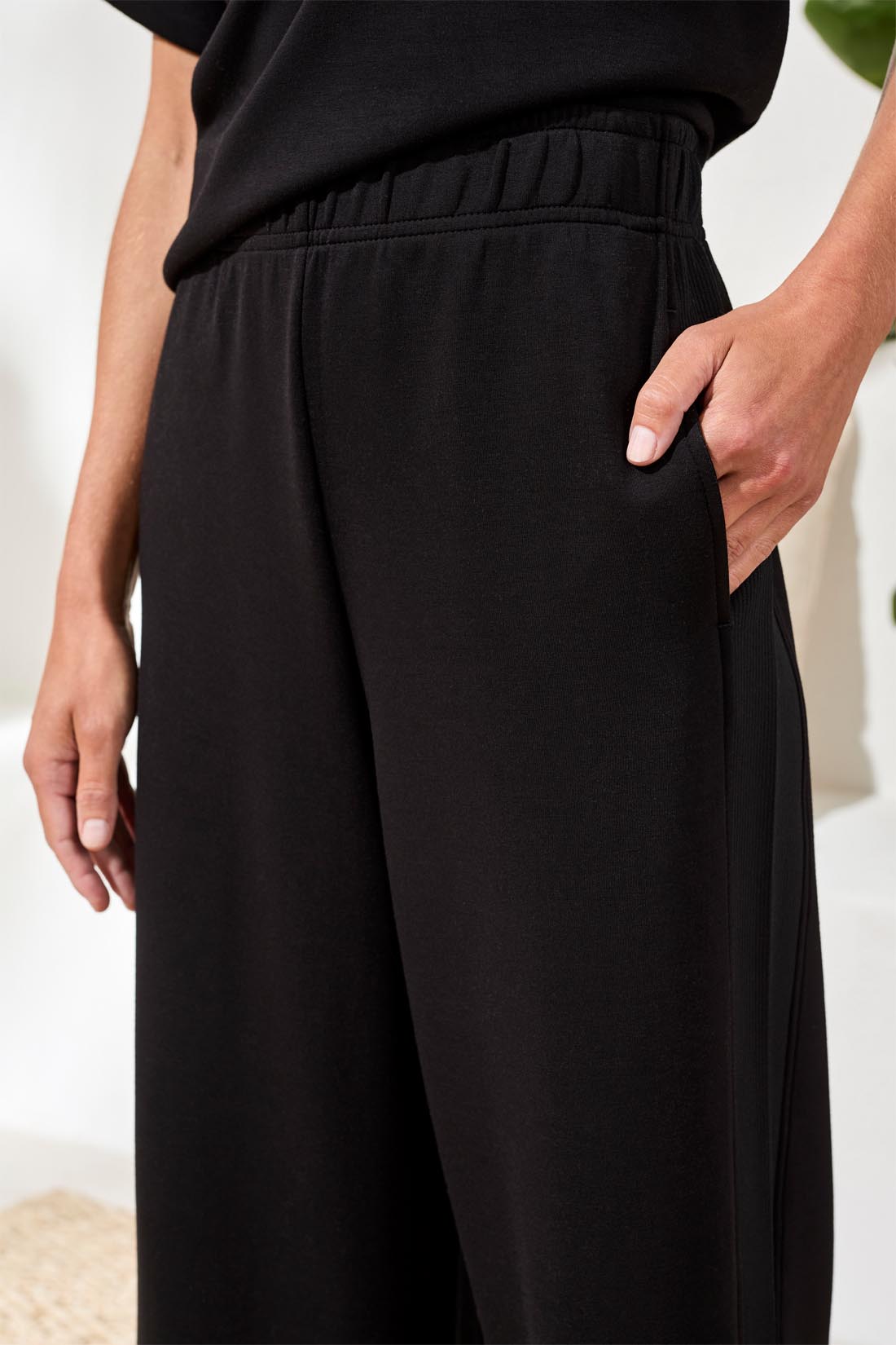 Tribal Technolux Pull On Pant - Black